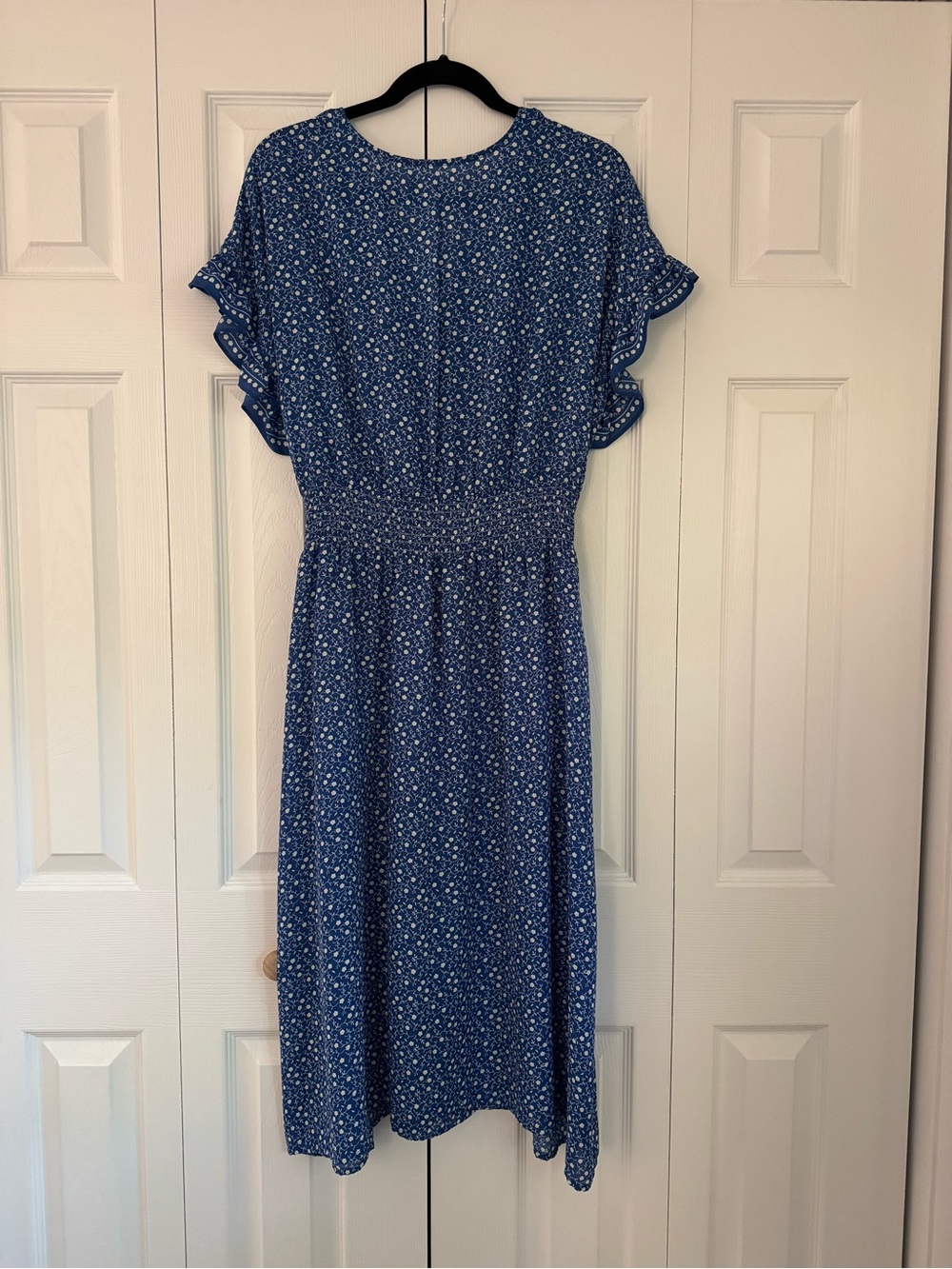 Max Studio Floral Belted Midi Dress Size XL - Picture 3 of 12